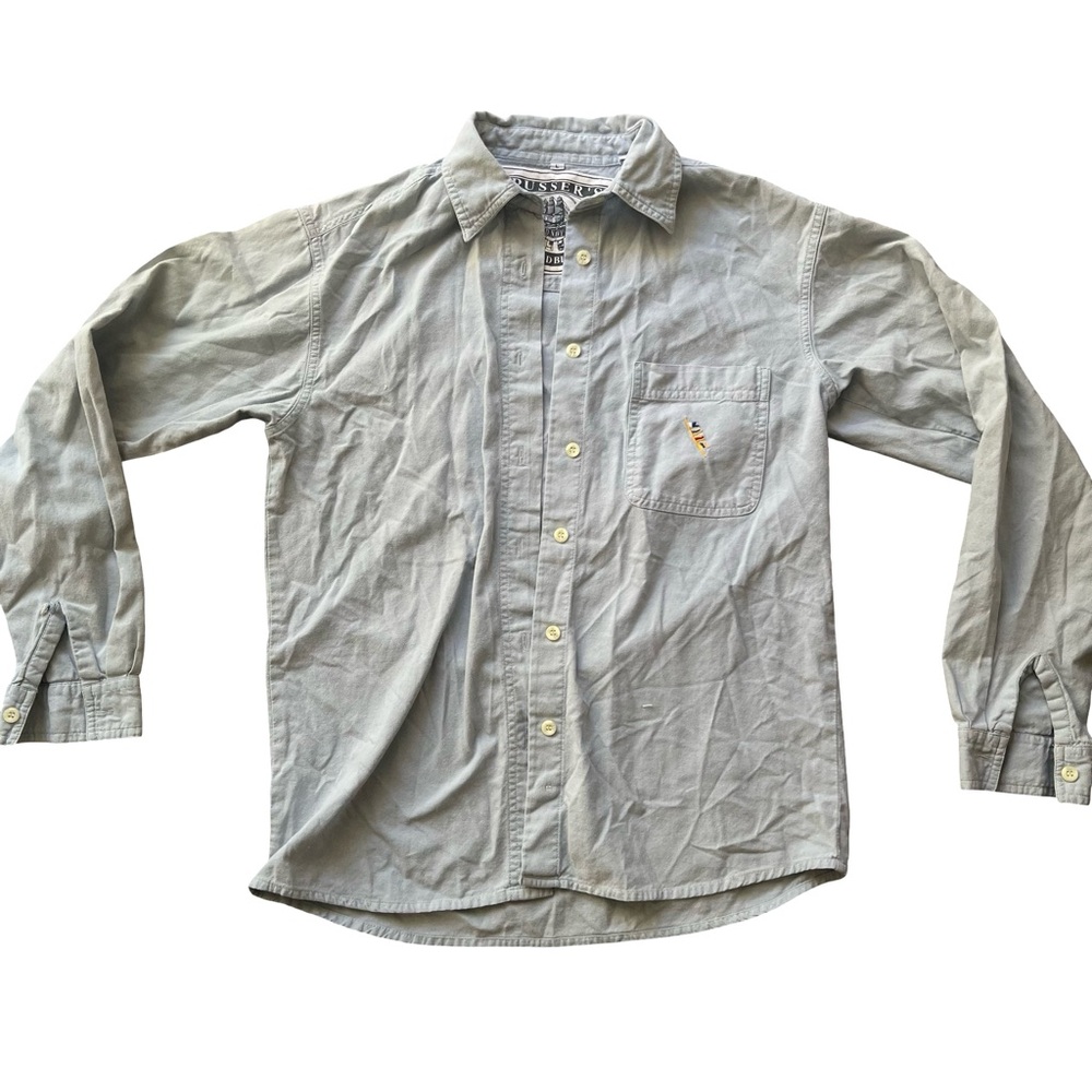 Old Navy Pusser’s Long Sleeve Casual Button Down Light Denim Size Large